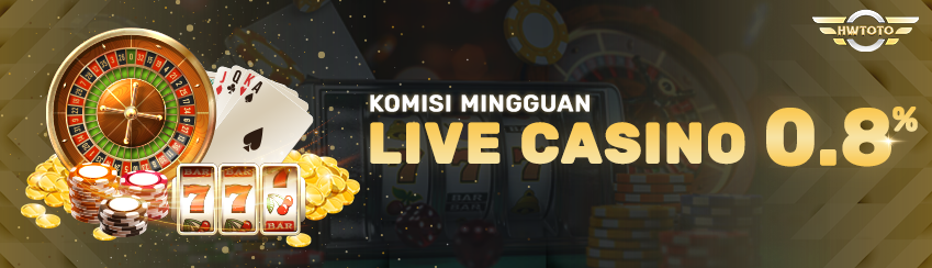  Komisi Mingguan Casino 0.8% 